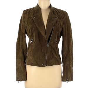 Blank NYC 100% Suede Moto Jacket szM